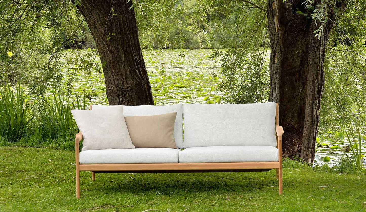 ethnicraft teak jack outdoor sofa 2-seater group