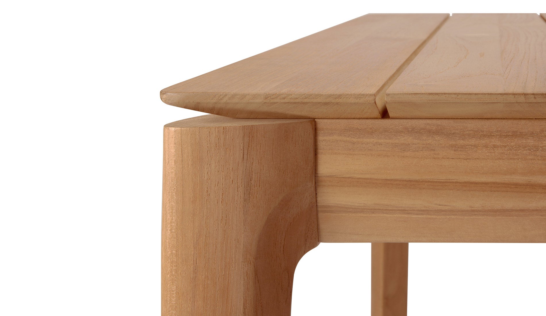 ethnicraft teak Bok outdoor dining table detail