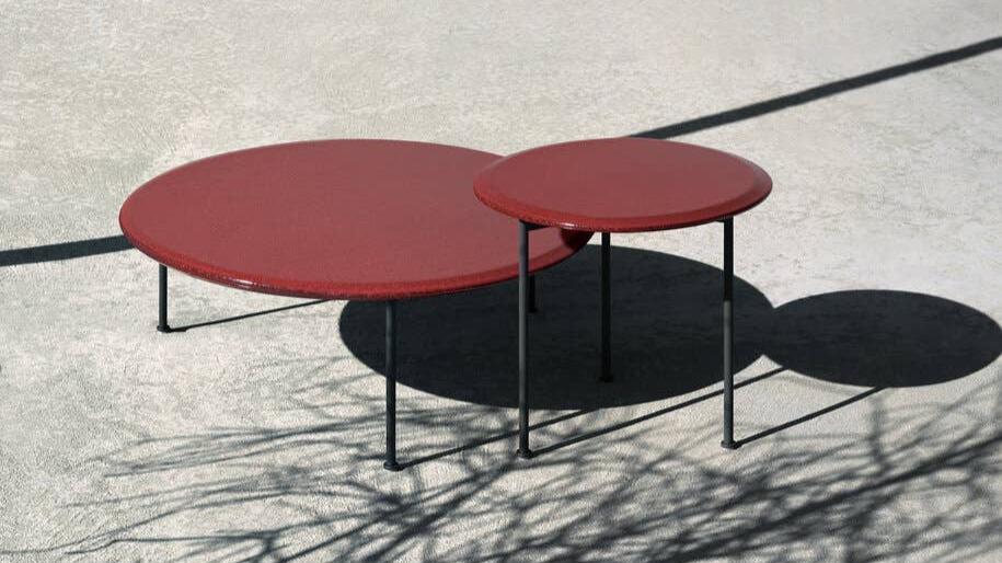 BBItalia Outdoor Borea Beistelltisch Rot