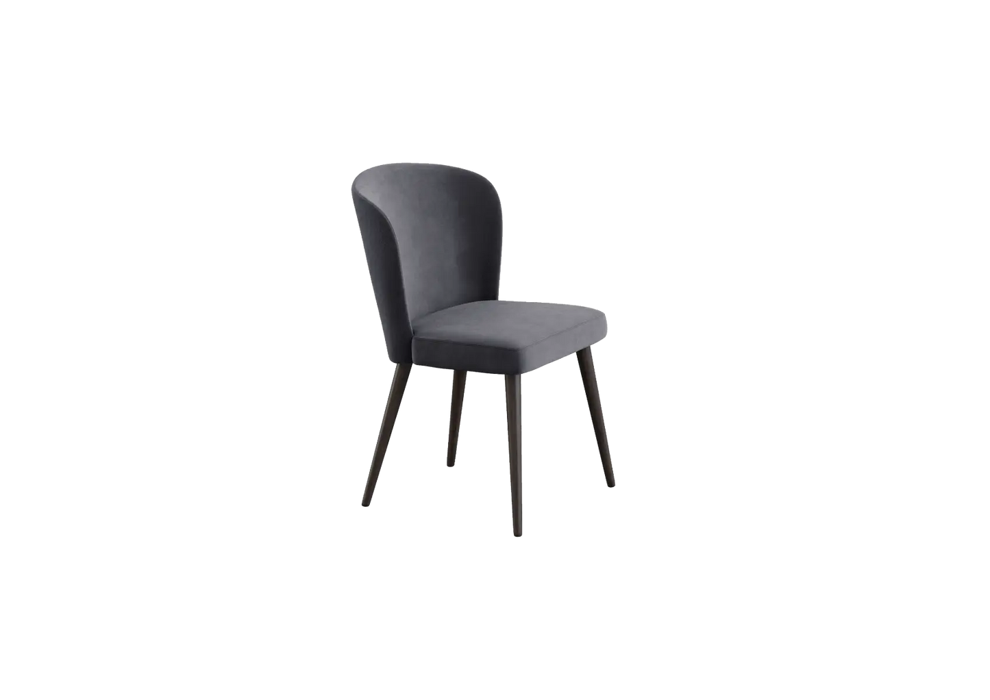 Minotti Aston Chair Leder Grau.