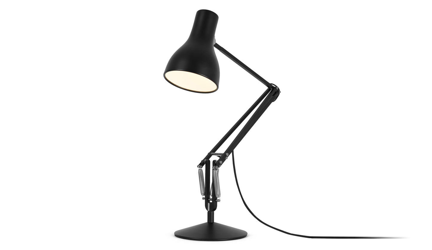 anglepoise type 75 desk jet black