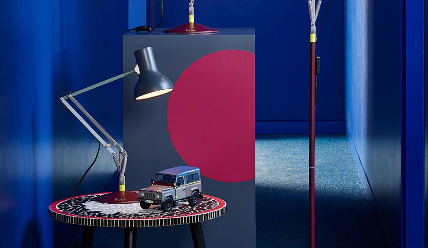 anglepoise paul smith type 75 mini desk edition four mood