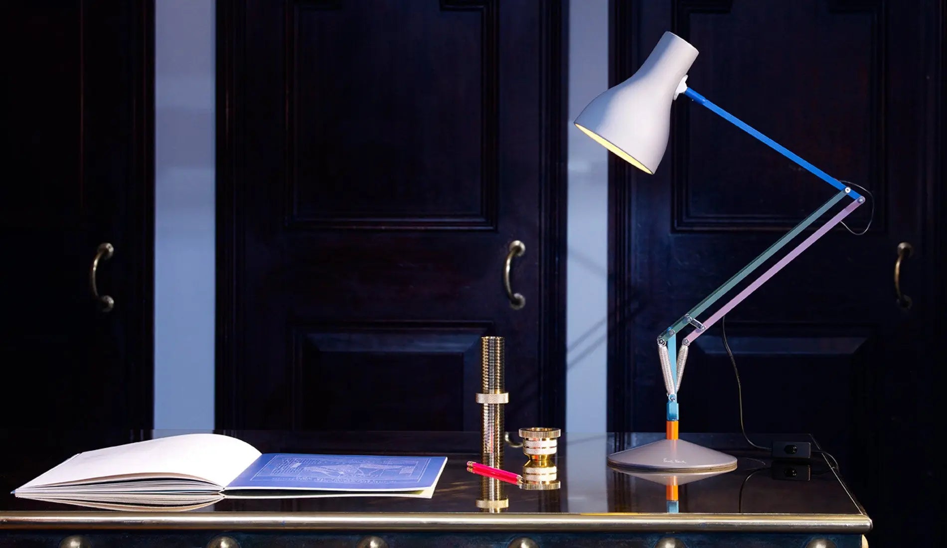 Anglepoise + Paul Smith Type 75 desk group