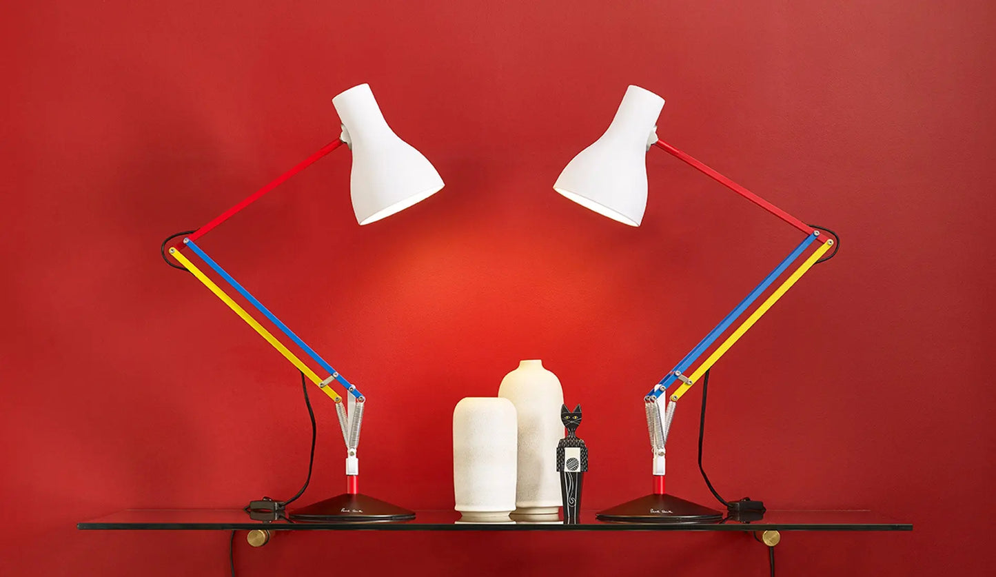 Anglepoise + Paul Smith Type 75 desk group