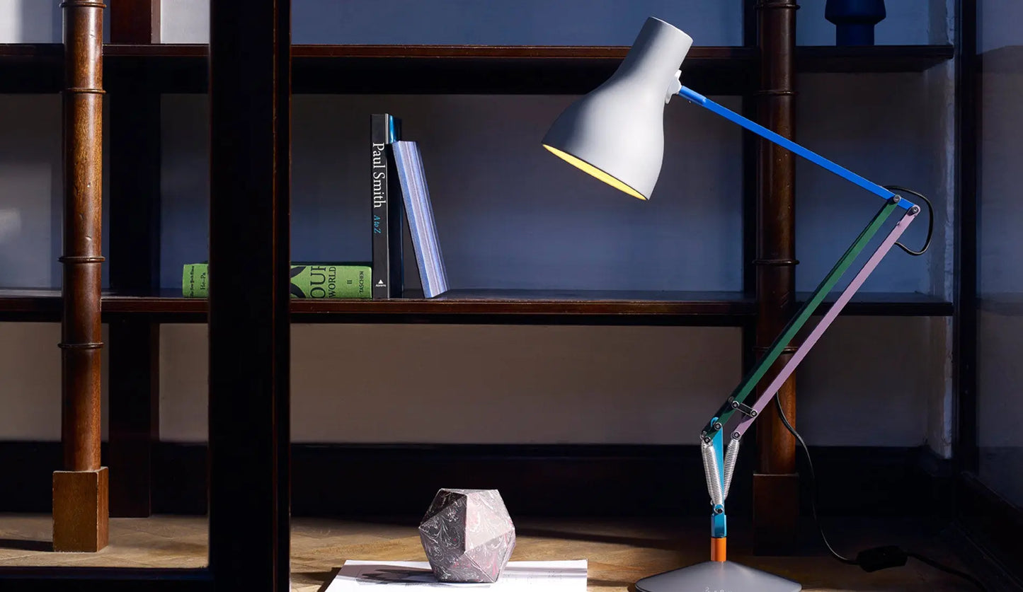 Anglepoise + Paul Smith Type 75 desk group