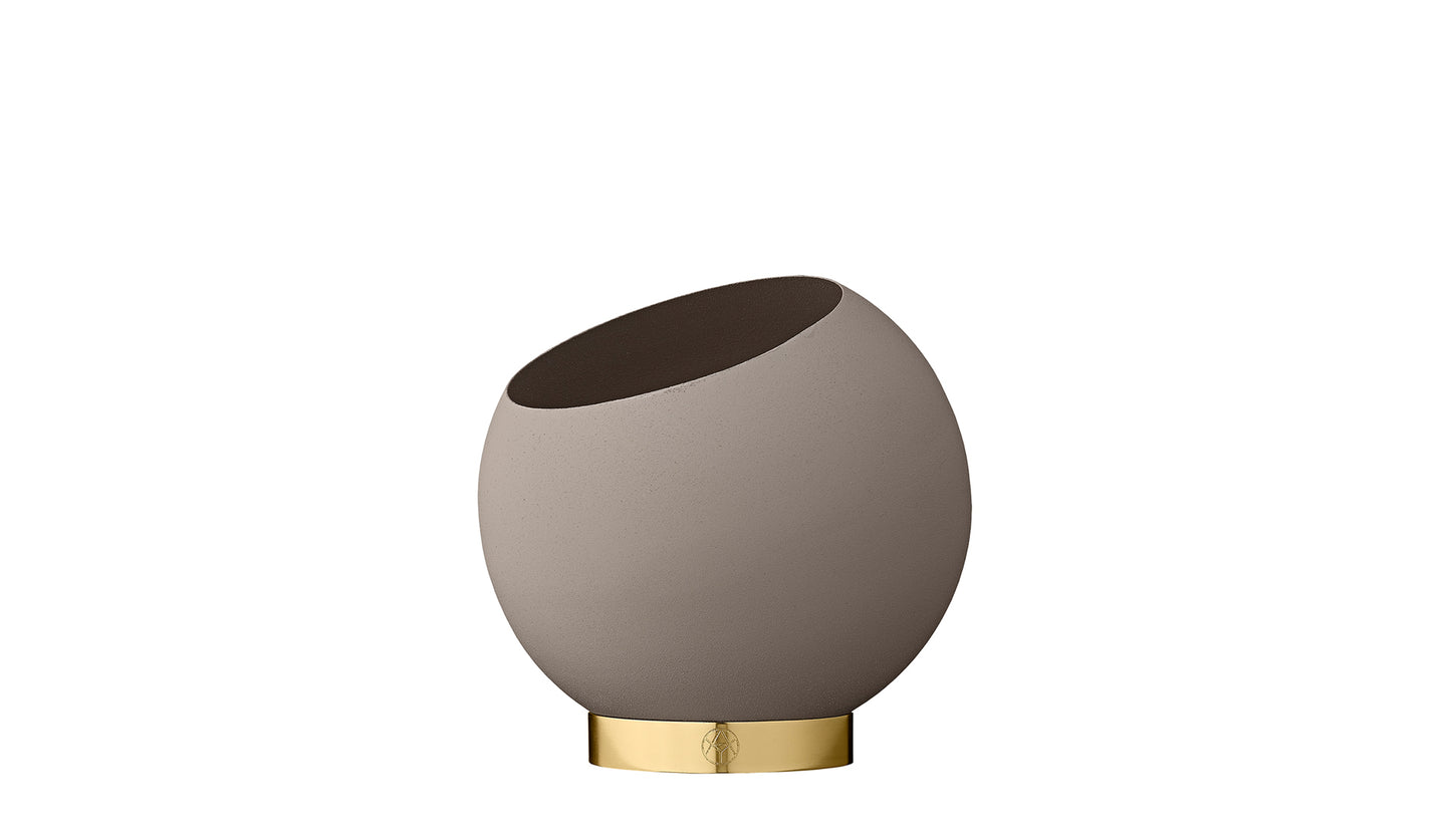 AYTM Globe Blumentopf | taupe