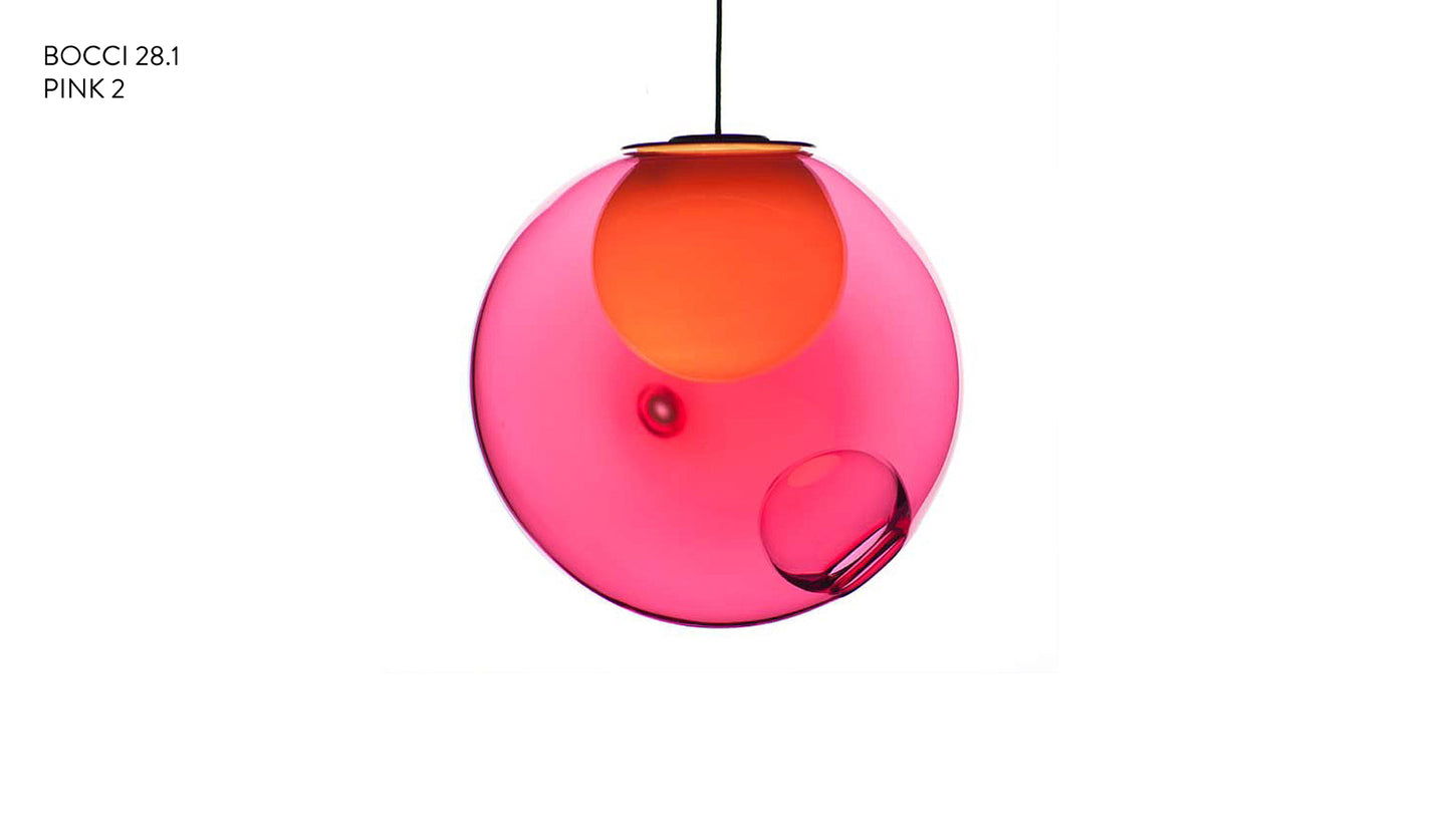 Bocci 28.1 Translucent pendant lamp