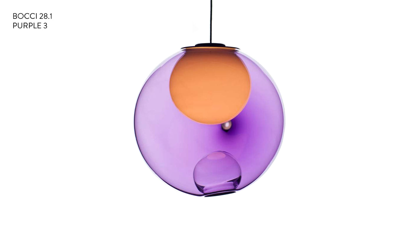 Bocci 28.1 Translucent pendant lamp