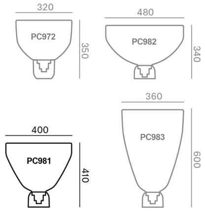 Brokis Lightline Table 41x40 sketch