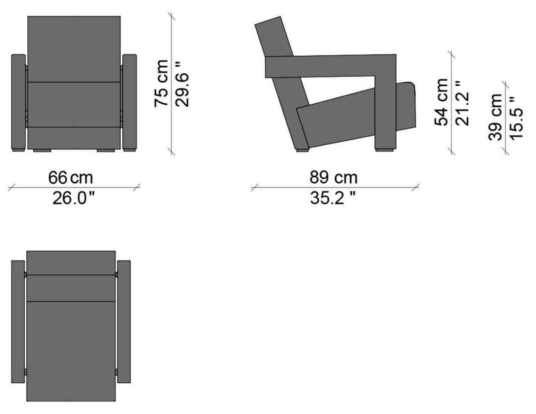 Cassina Utrecht XL Sketch