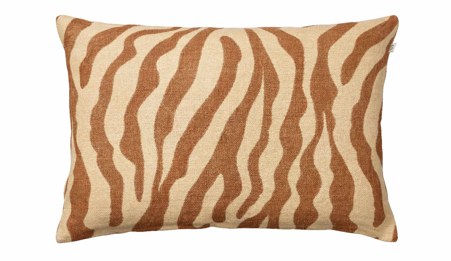 Chhatwal & Jonsson Zebra Kissen 40 x 60 | Taupe 