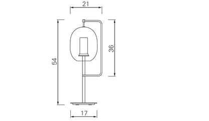 ClassiCon Lantern Light Tischleuchte Skizze