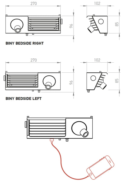 DCW Biny Bedside Sketch