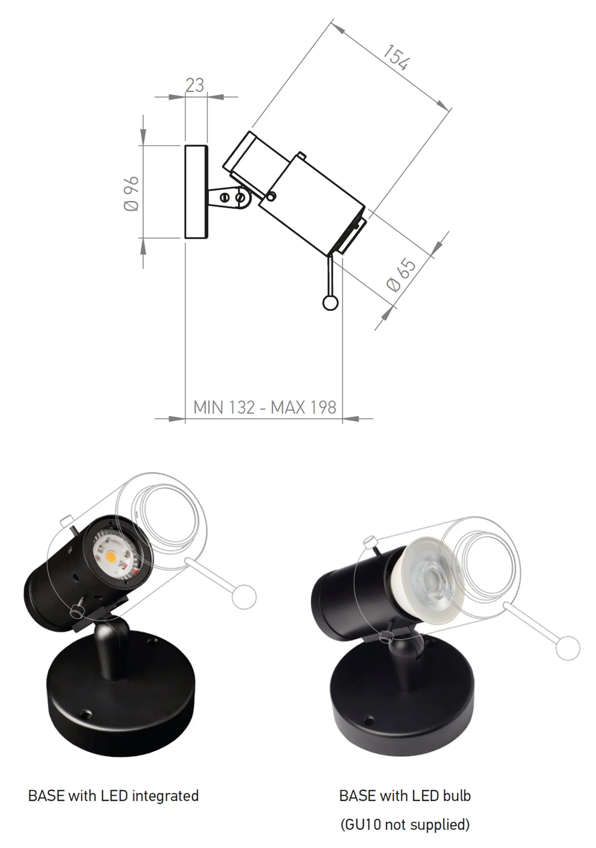 DCW Biny Spot BULB Sketch