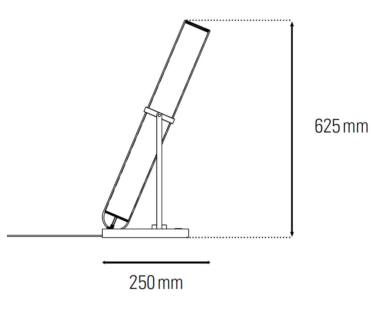 DCW La Lampe Frechin Tischleuchte Skizze