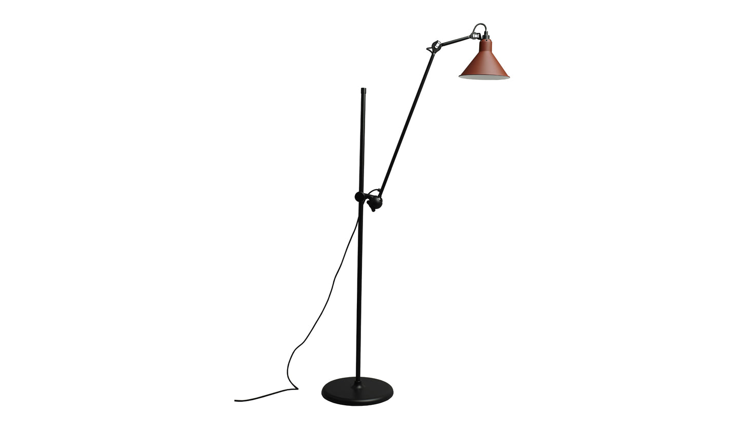 DCW - Lampe Gras N°215L - schwaz-rot