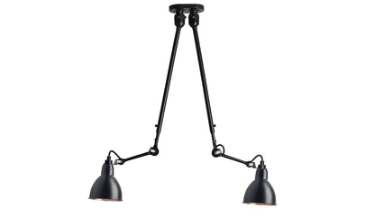 DCW Lampe Gras N°302 Double Black Copper