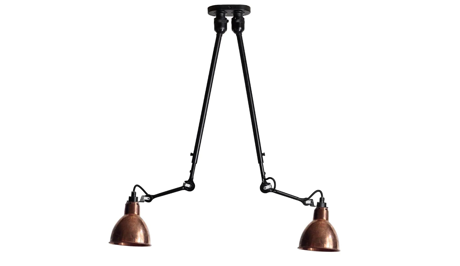 DCW Lampe Gras N°302 Double Copper Raw