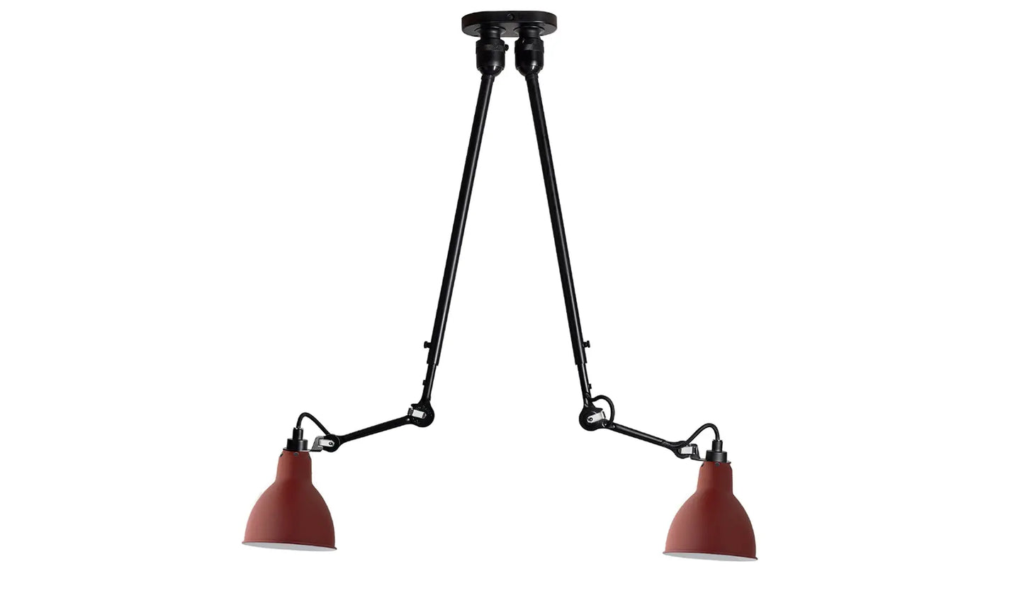 DCW Lampe Gras N°302 Double Red