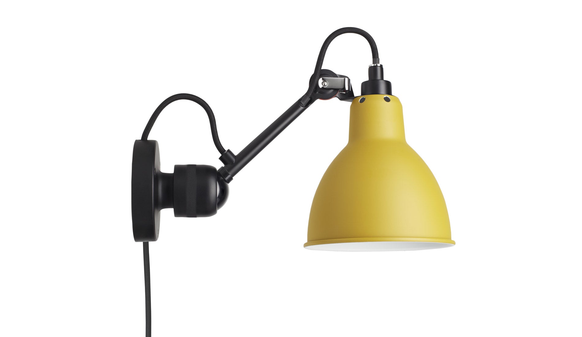 DCW Lampe Gras N°304 CA Wall Lamp yellow