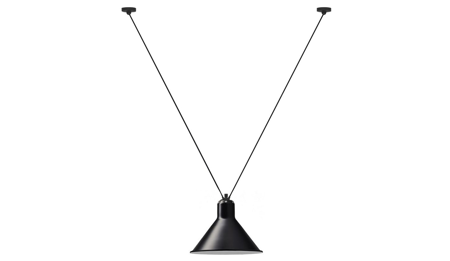 DCW Lampe Gras 323 Les Acrobates Conic Schwarz