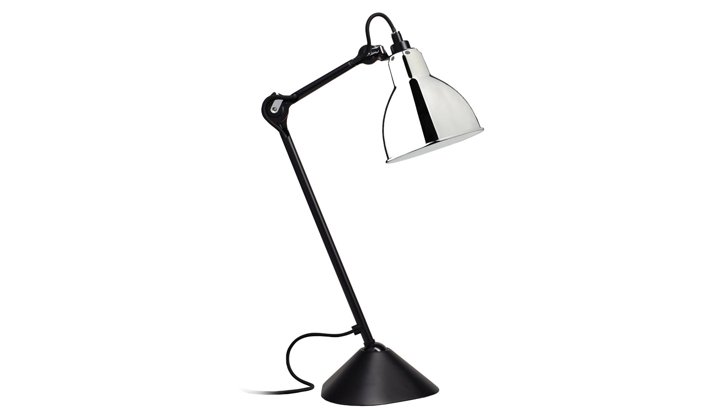 DCW Lampe Gras N°205 Black - Chrome