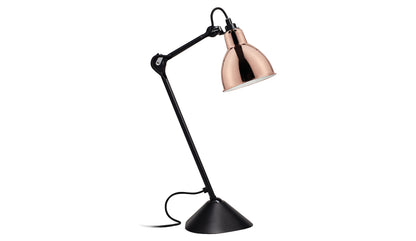 DCW Lampe Gras N°205 Black - Copper - White Inside