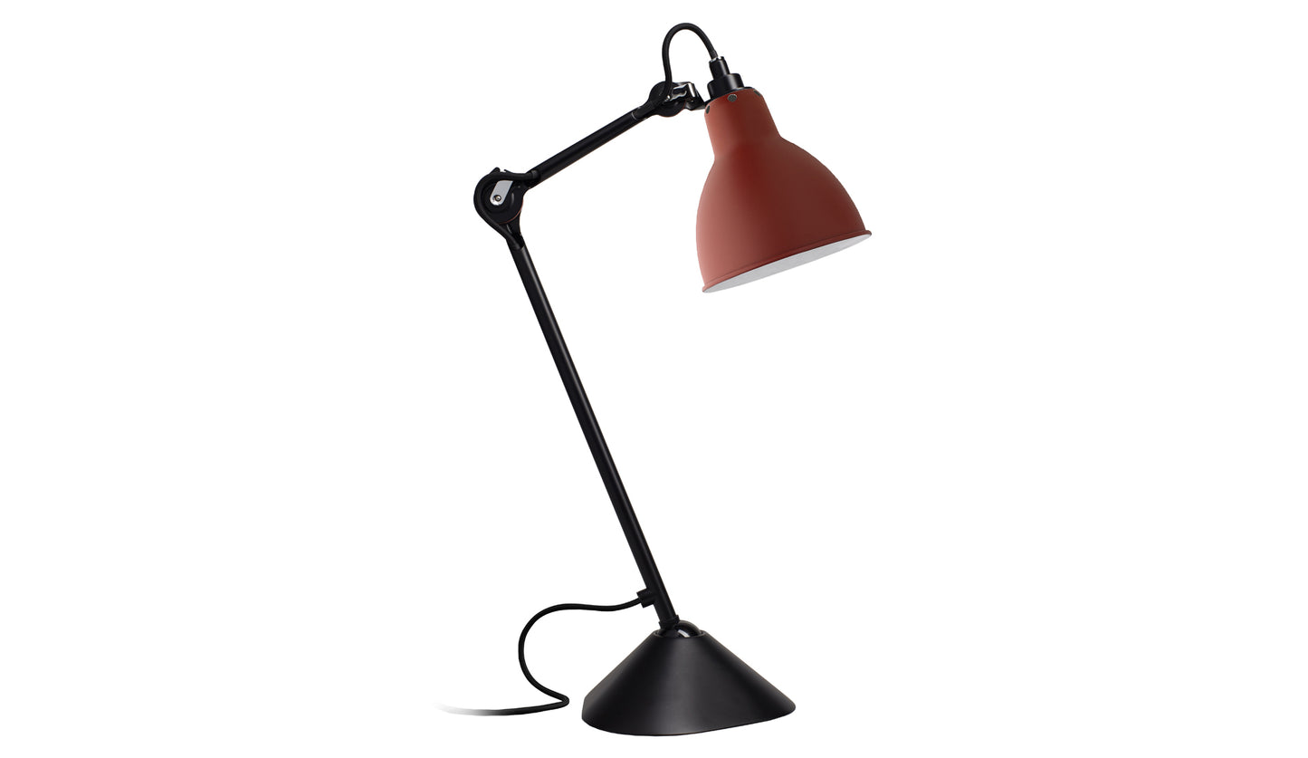 DCW Lampe Gras N°205 Black - Red