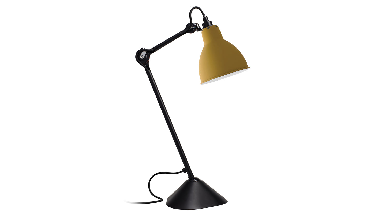 DCW Lampe Gras N°205 Black - Yellow