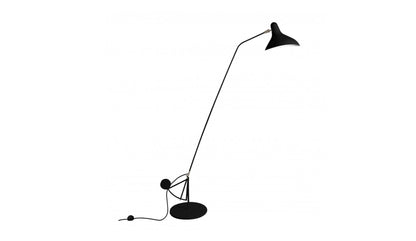 DCW Mantis BS1 Floor Lamp Tripod Black Satin