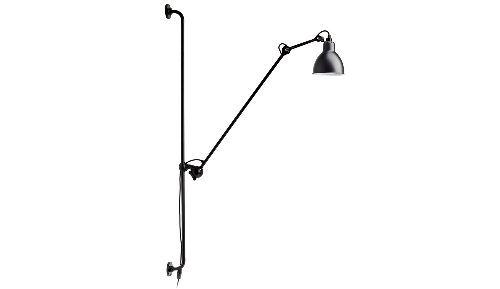 dcw lampe gras n°214 black black round