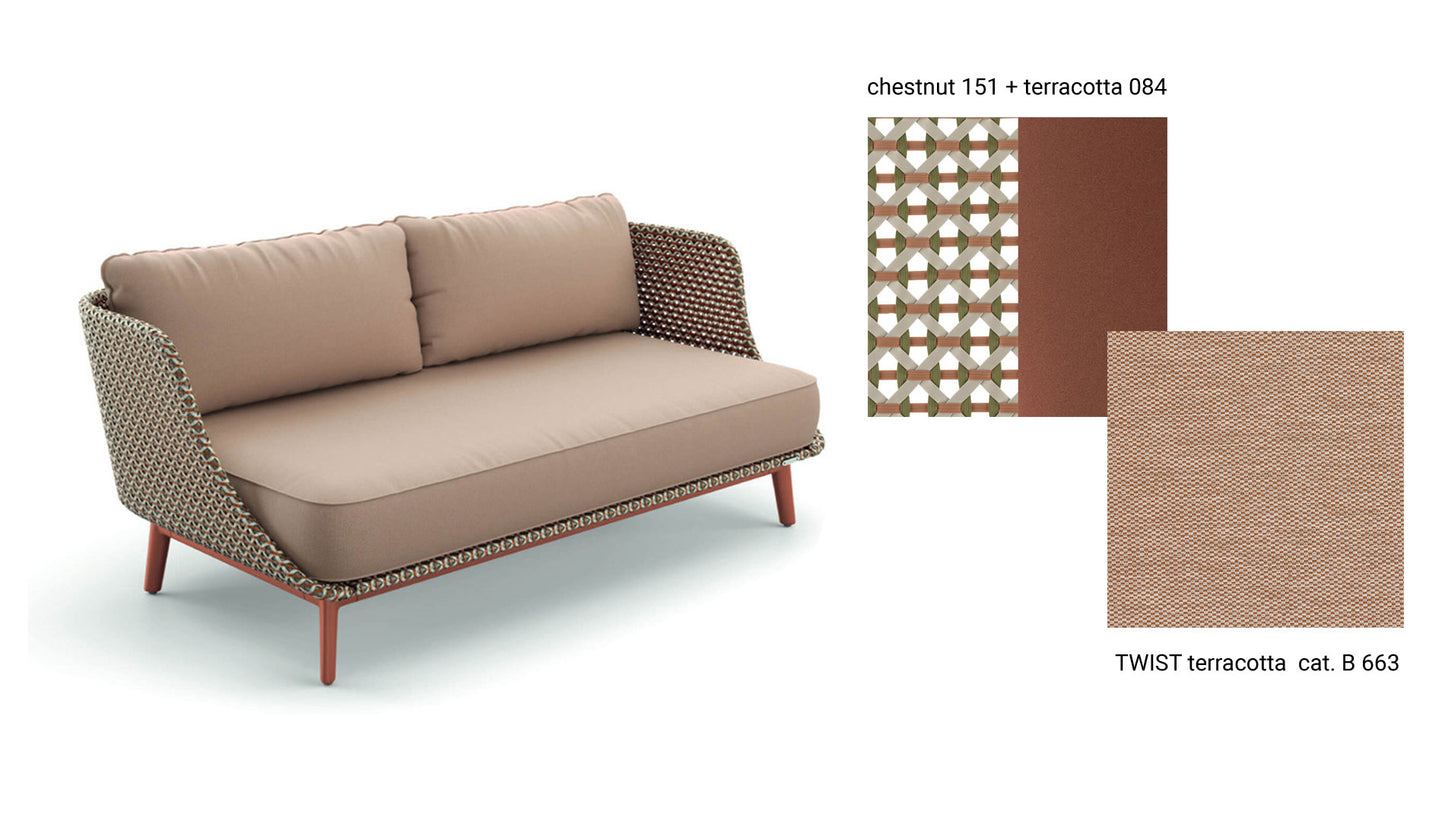 Dedon Mbarq 3 seater sofa | Chestnut