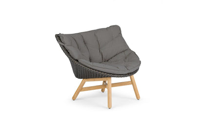 Dedon Mbrace lounge chair with upholstery