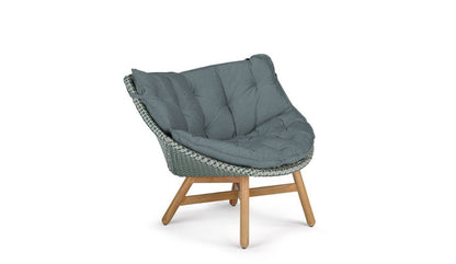 Dedon Mbrace lounge chair with upholstery