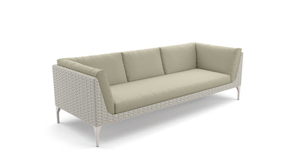 Dedon Mu 4-Sitzer Sofa mit Polstern