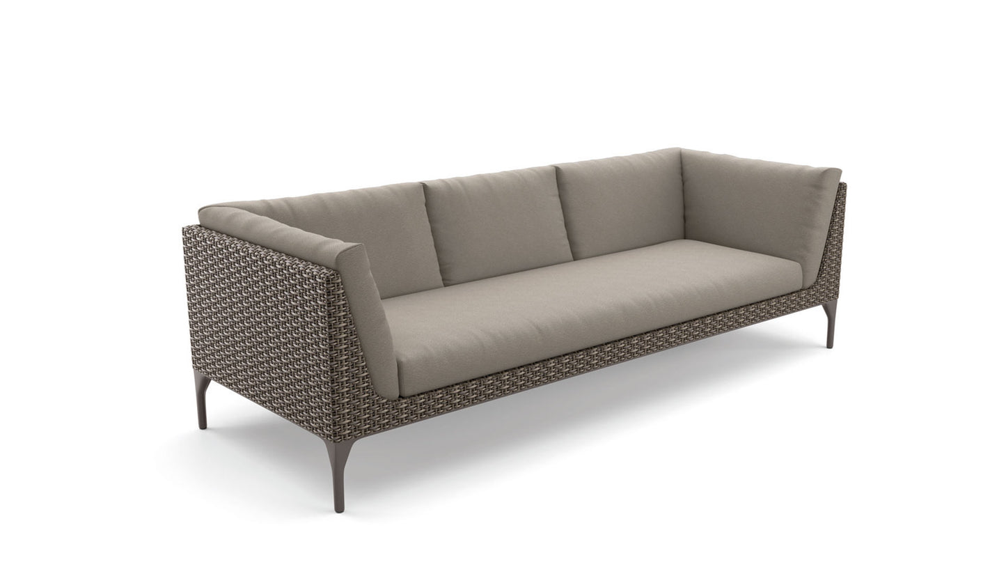 Dedon Mu 4-Sitzer Sofa mit Polstern