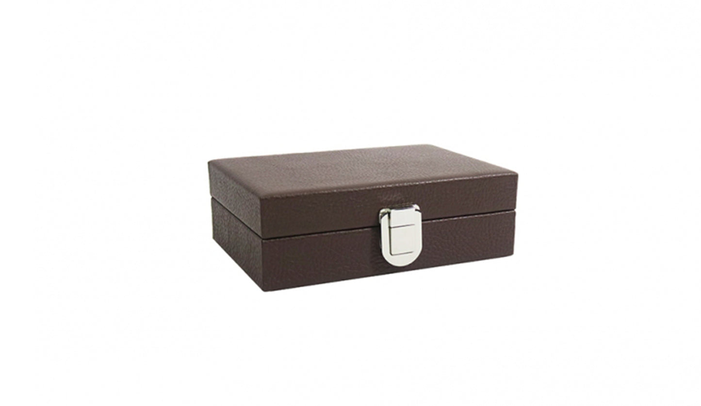 Hector Saxe Double 6 Buffalo Domino-Box | Chocolat