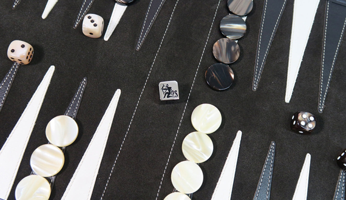 Hector Saxe Victor Travel Backgammon | Ebony 04