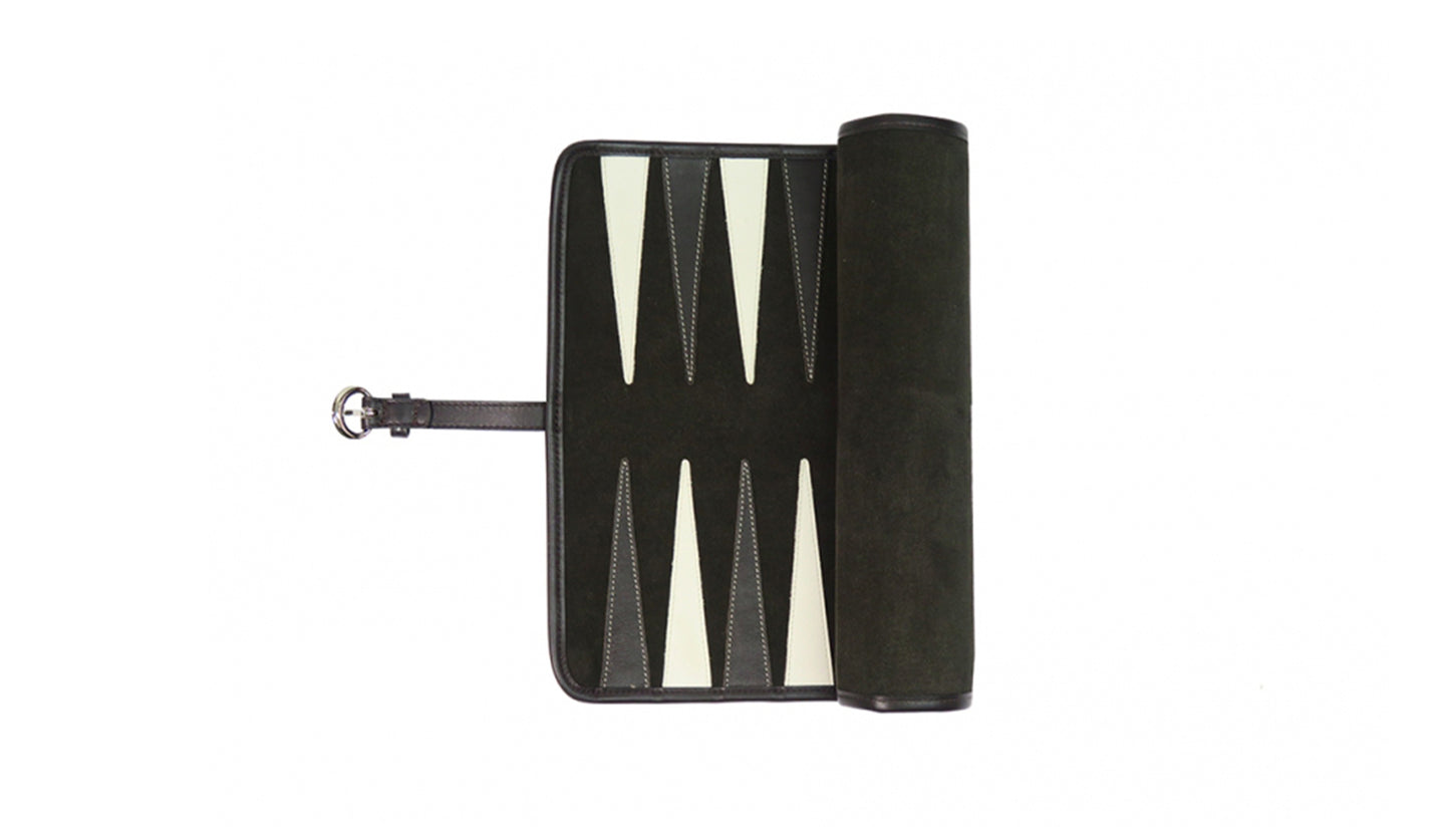 Hector Saxe Victor Travel Backgammon | Ebony 03