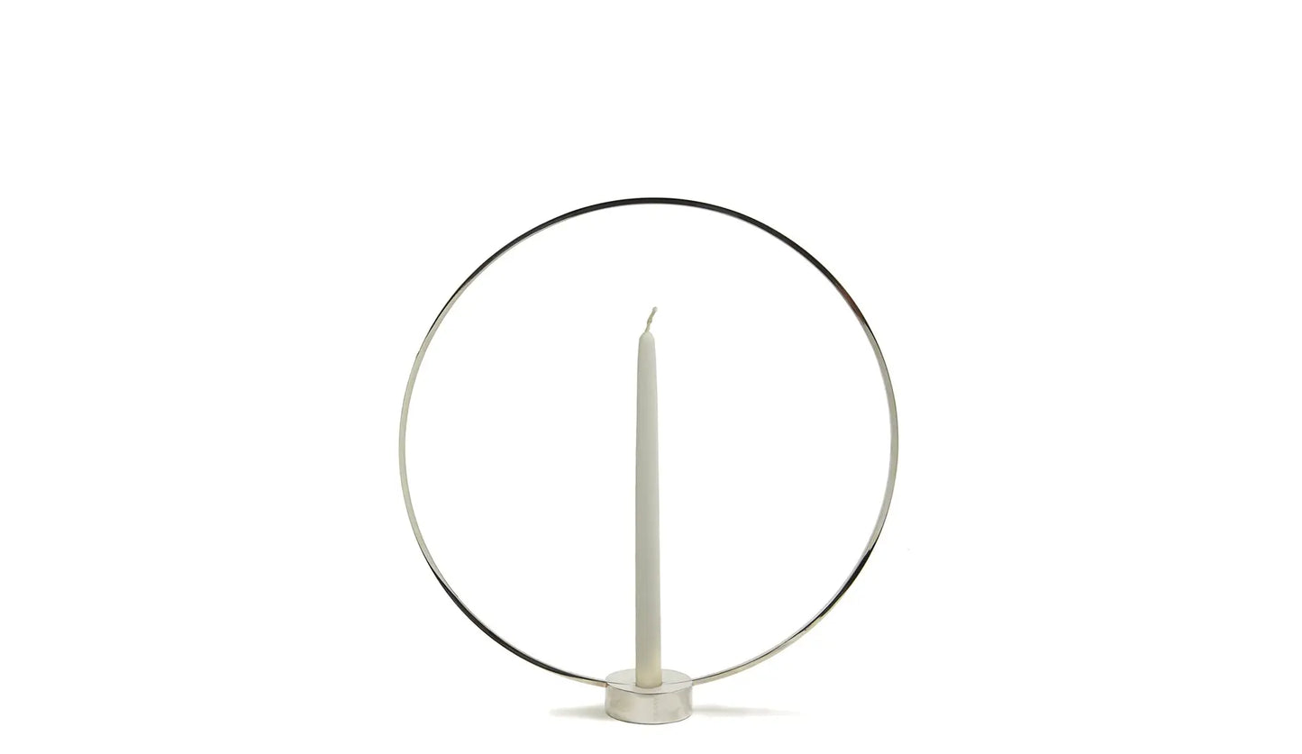 Klong Gloria candle holder | Silver