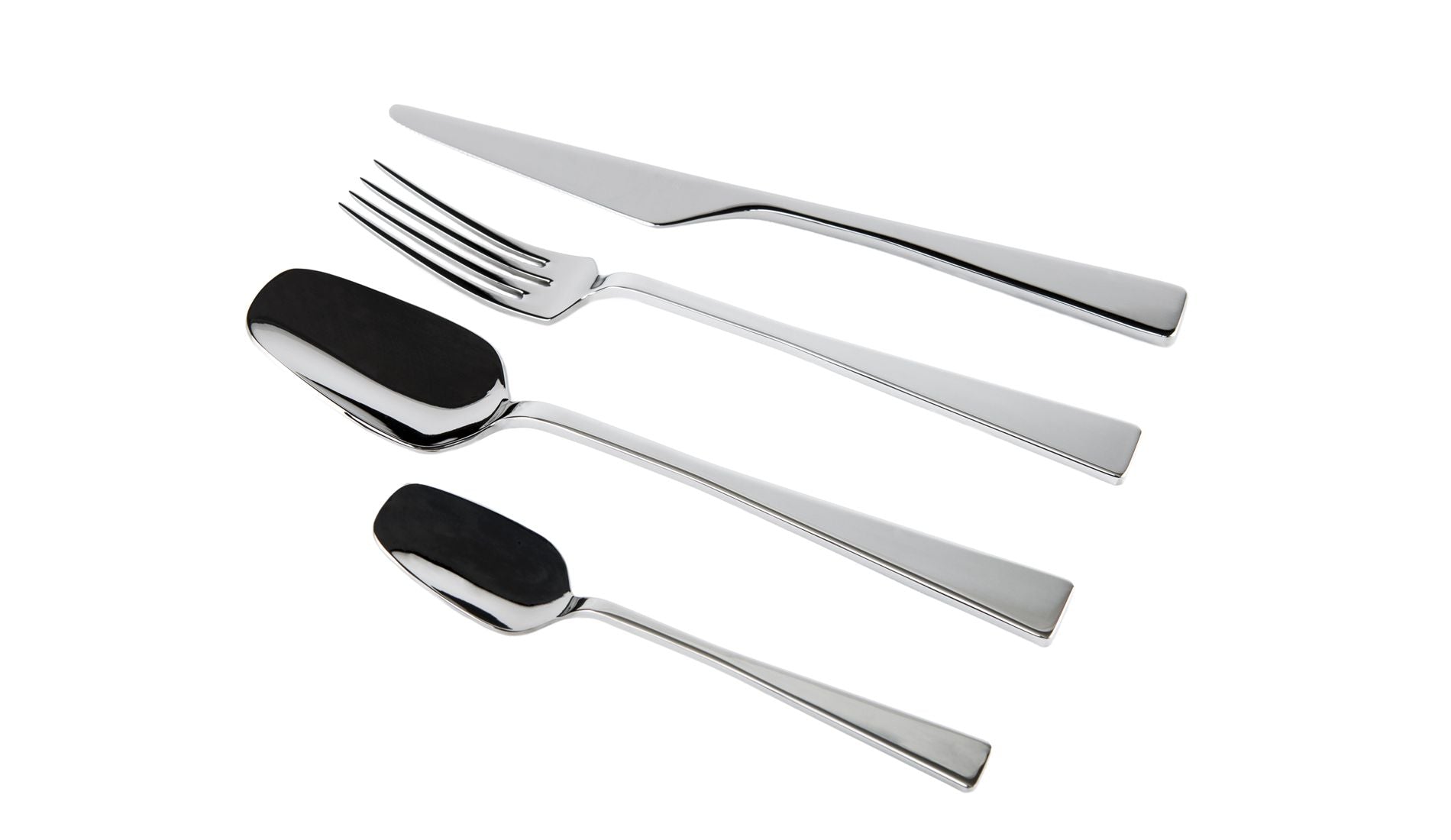 knIndustrie Zest Cutlery Set of 4 Polished