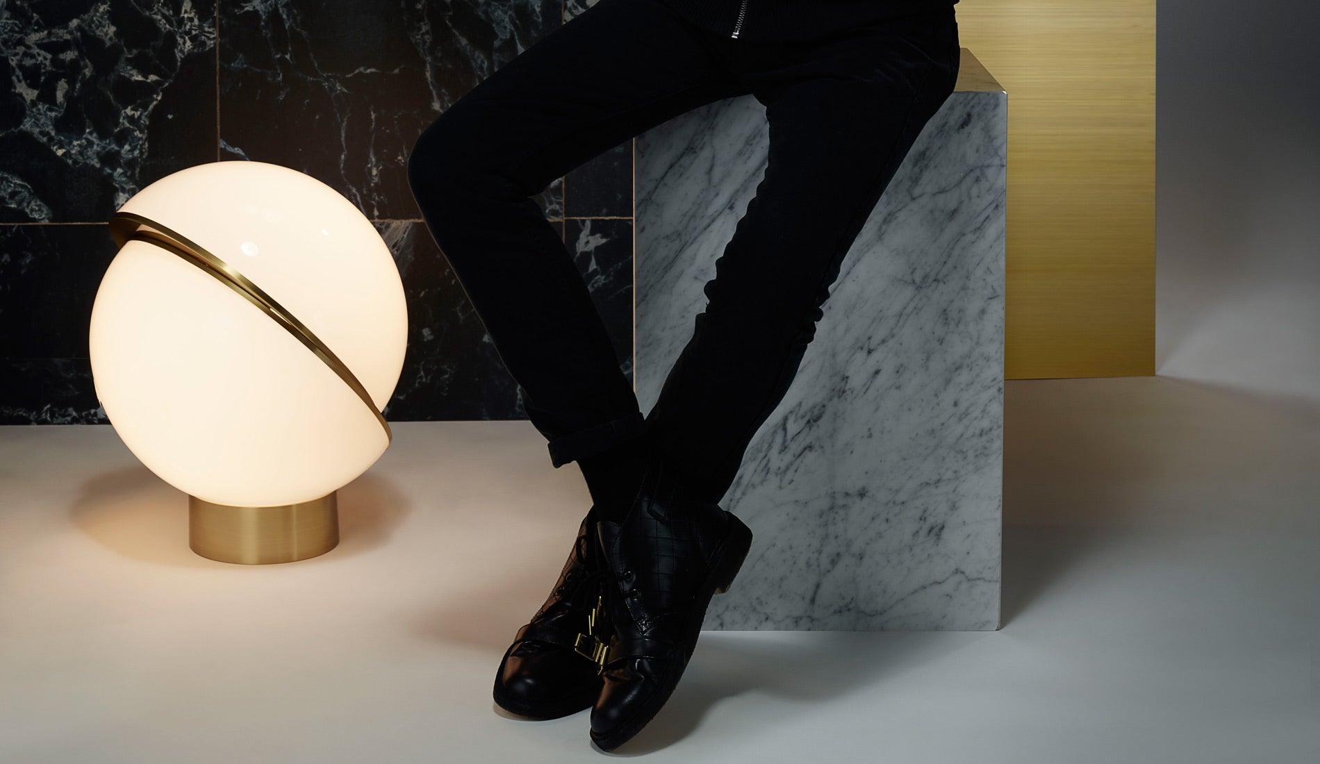 lee broom crescent table lamp group