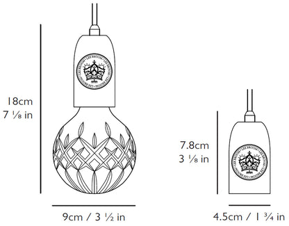 lee broom crystal bulb pendant sketch