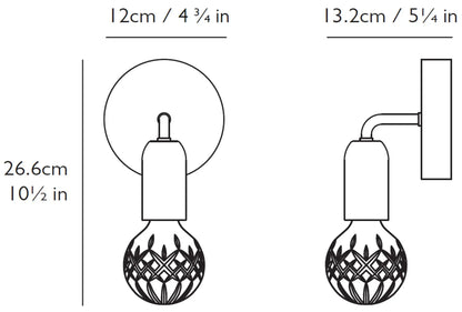 lee broom crystal bulb wall sketch