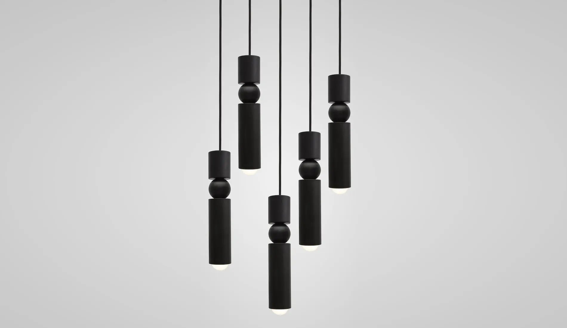 lee broom fulcrum pendant set group