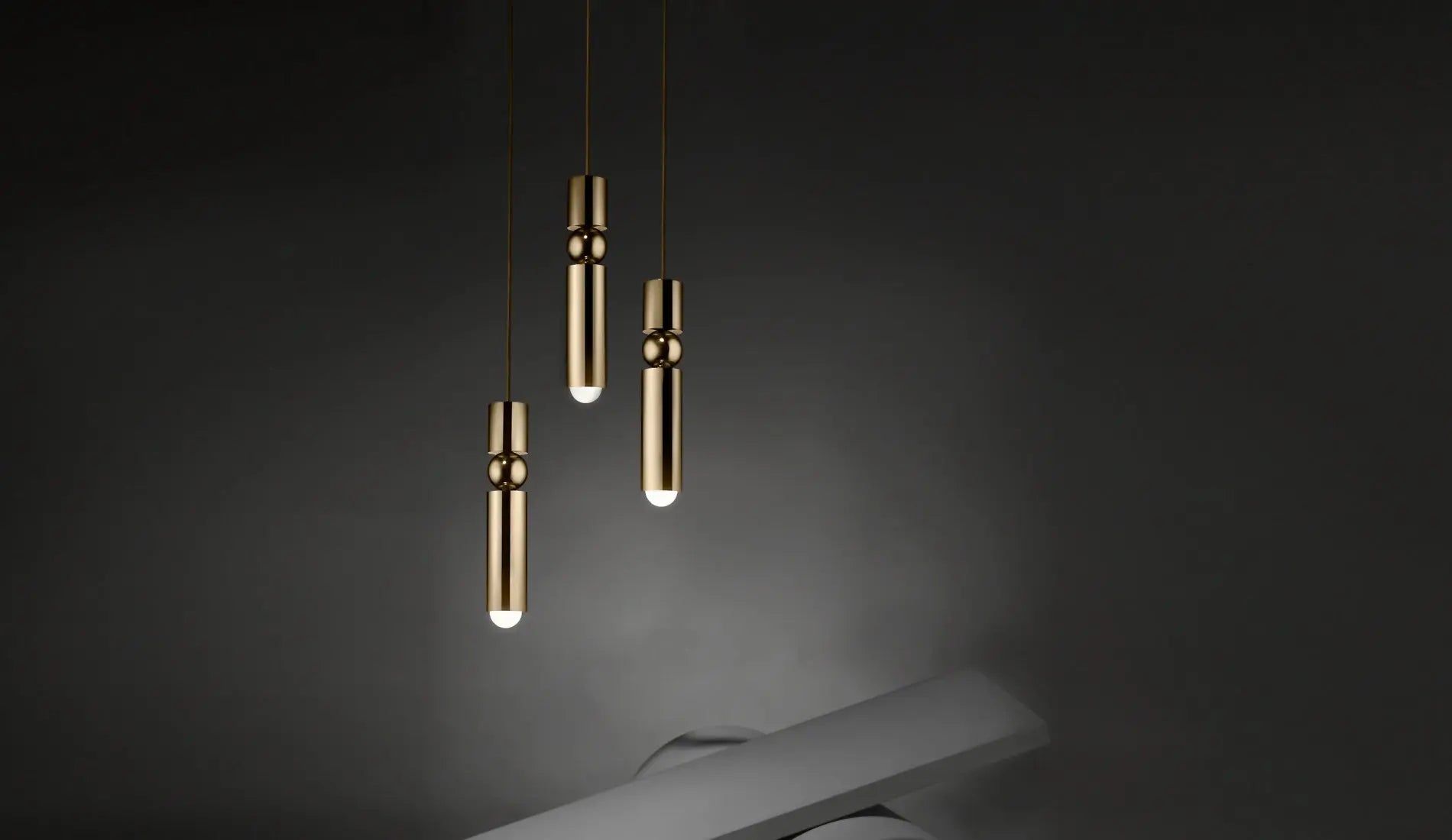 lee broom fulcrum pendant set group