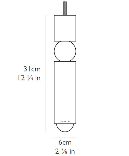 Lee Broom Fulcrum Light pendant sketch