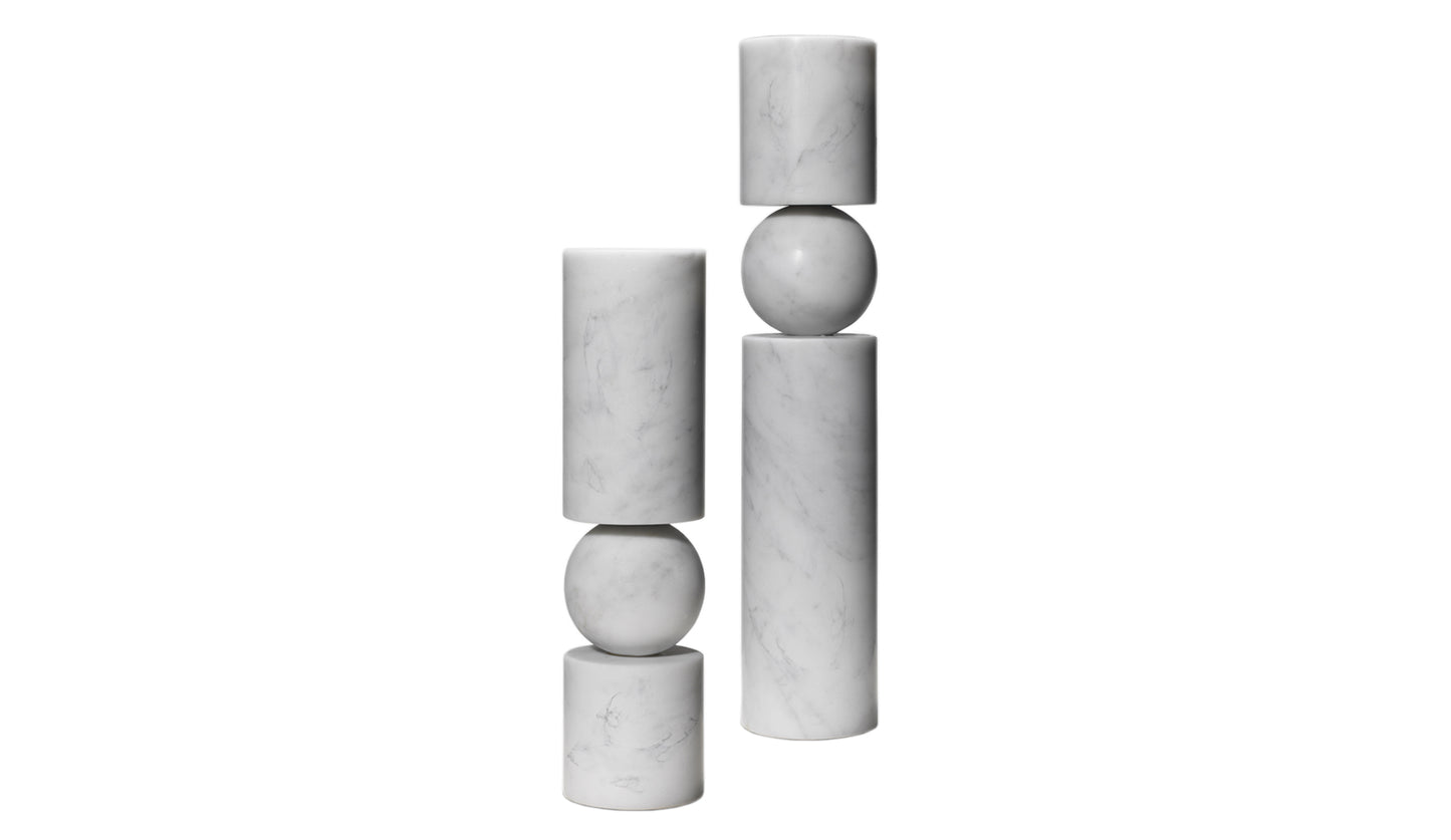 Lee Broom Fulcrum Marble Candle Holder