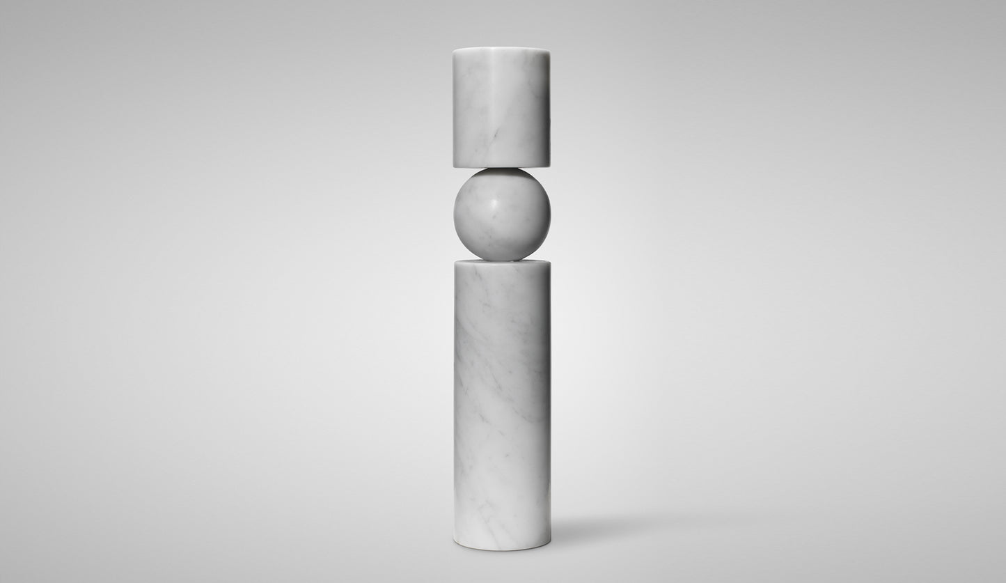 Lee Broom Fulcrum Marble Candle Holder