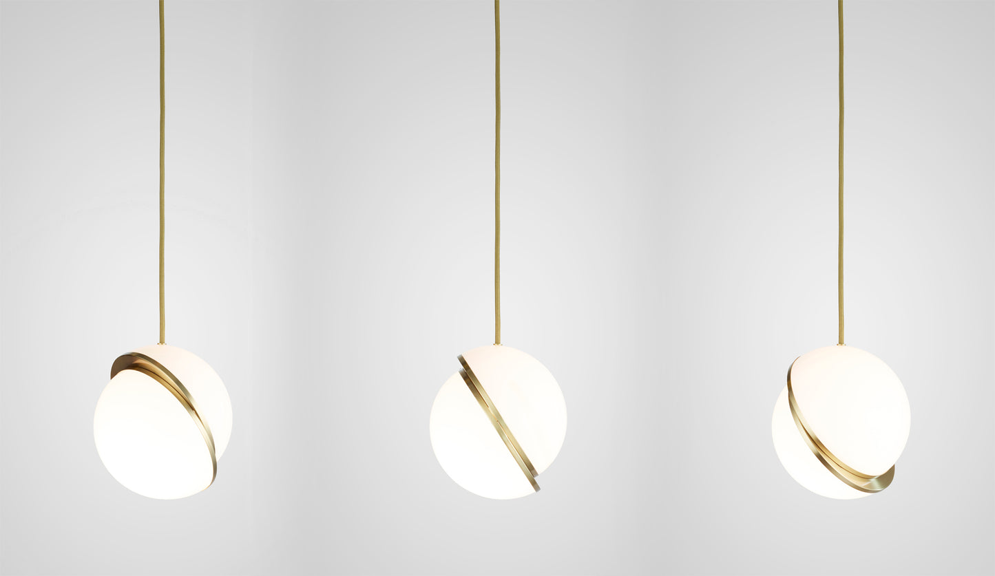 Lee Broom Mini Crescent Pendant group